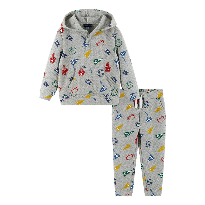 Kids Hooded Lounge Set