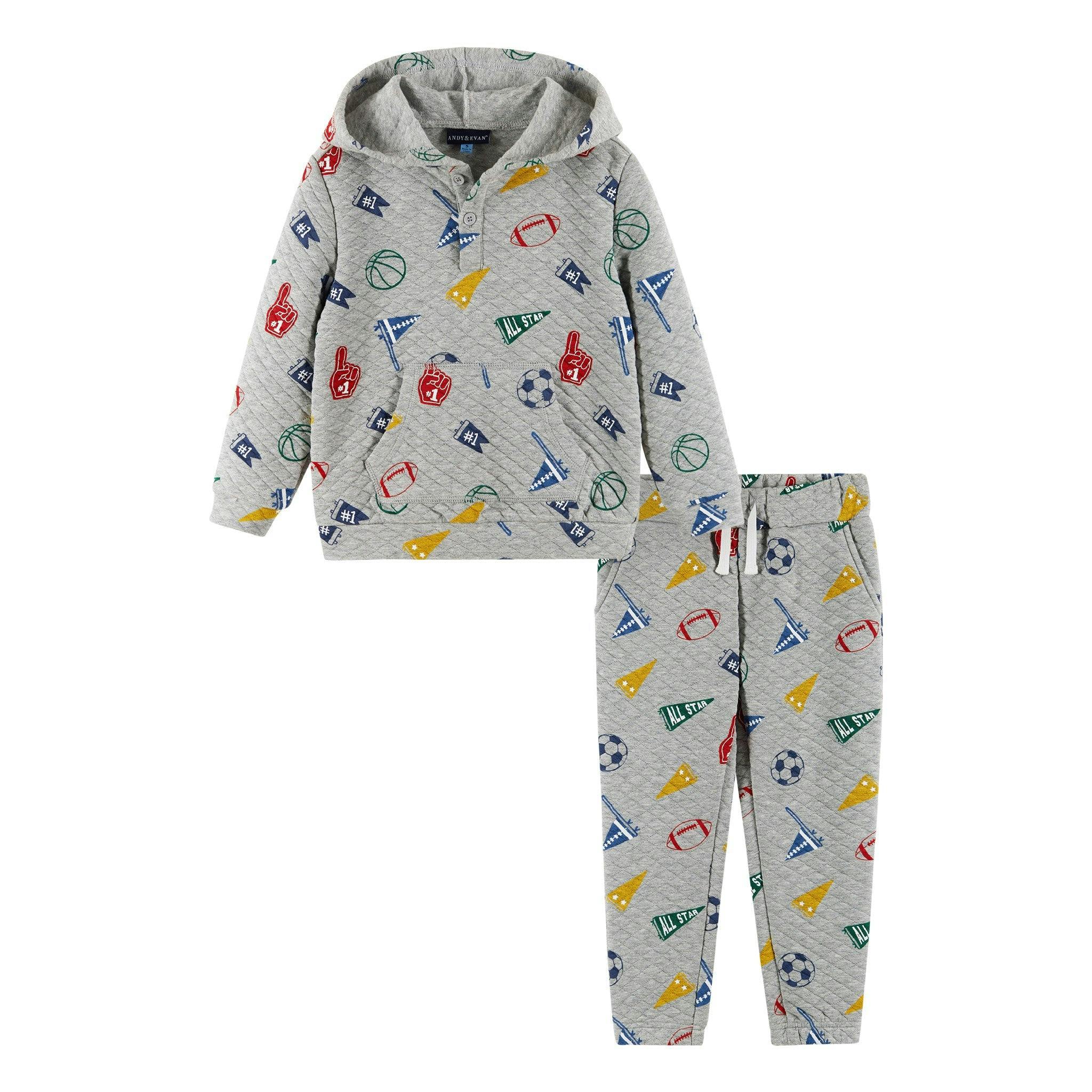 Kids Hooded Lounge Set