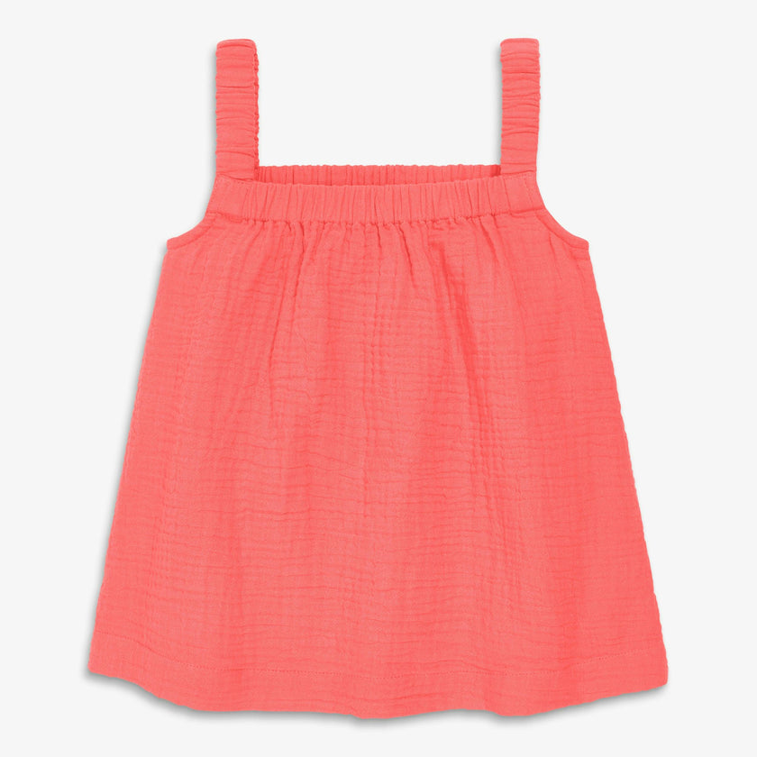 Clearance kids cotton gauze tank