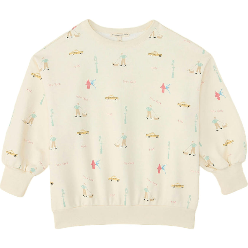 Organic Weekend Sweatshirt in City Scenes