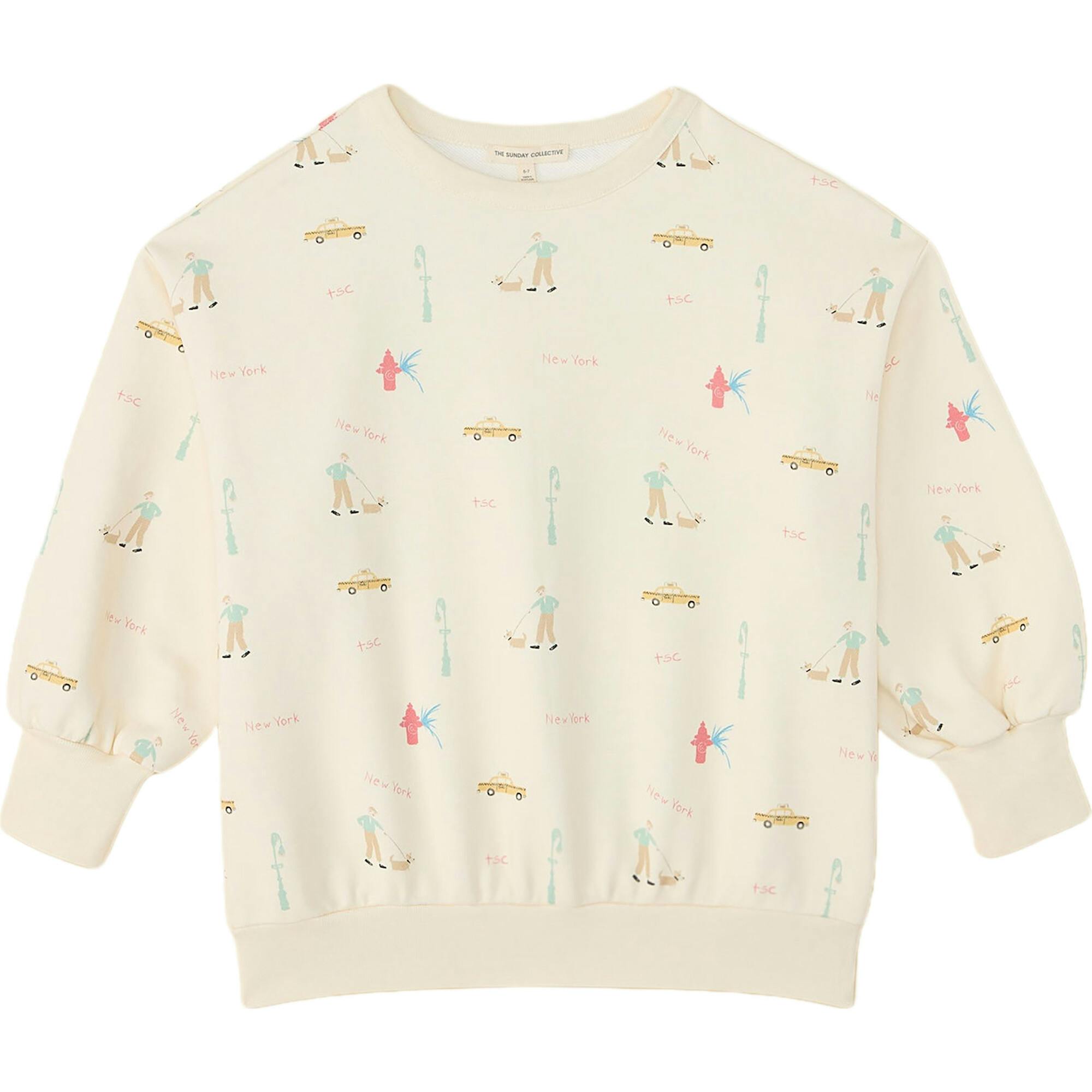 Organic Weekend Sweatshirt in City Scenes