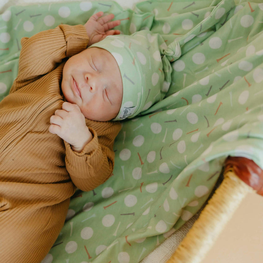 Knit Swaddle Blanket - Bogey
