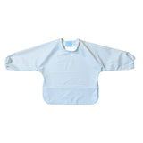 Magnetic Long Sleeve Bib - Cloud Check