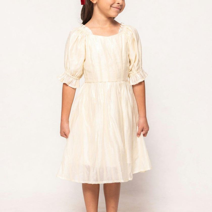 Mini Tindra Dress in Cream Sequin