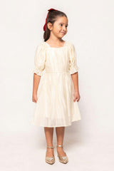 Mini Tindra Dress in Cream Sequin