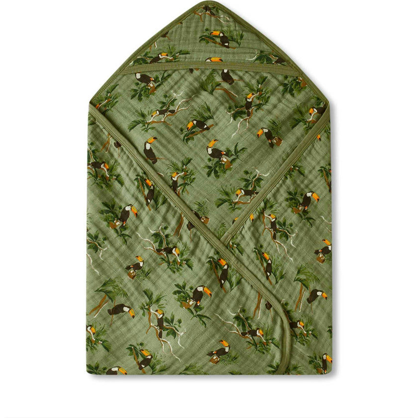 Organic Hooded Swaddle Blanket