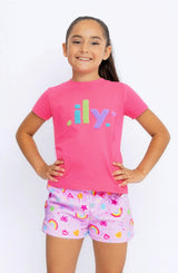 ILY Applique Short Sleeve Tee