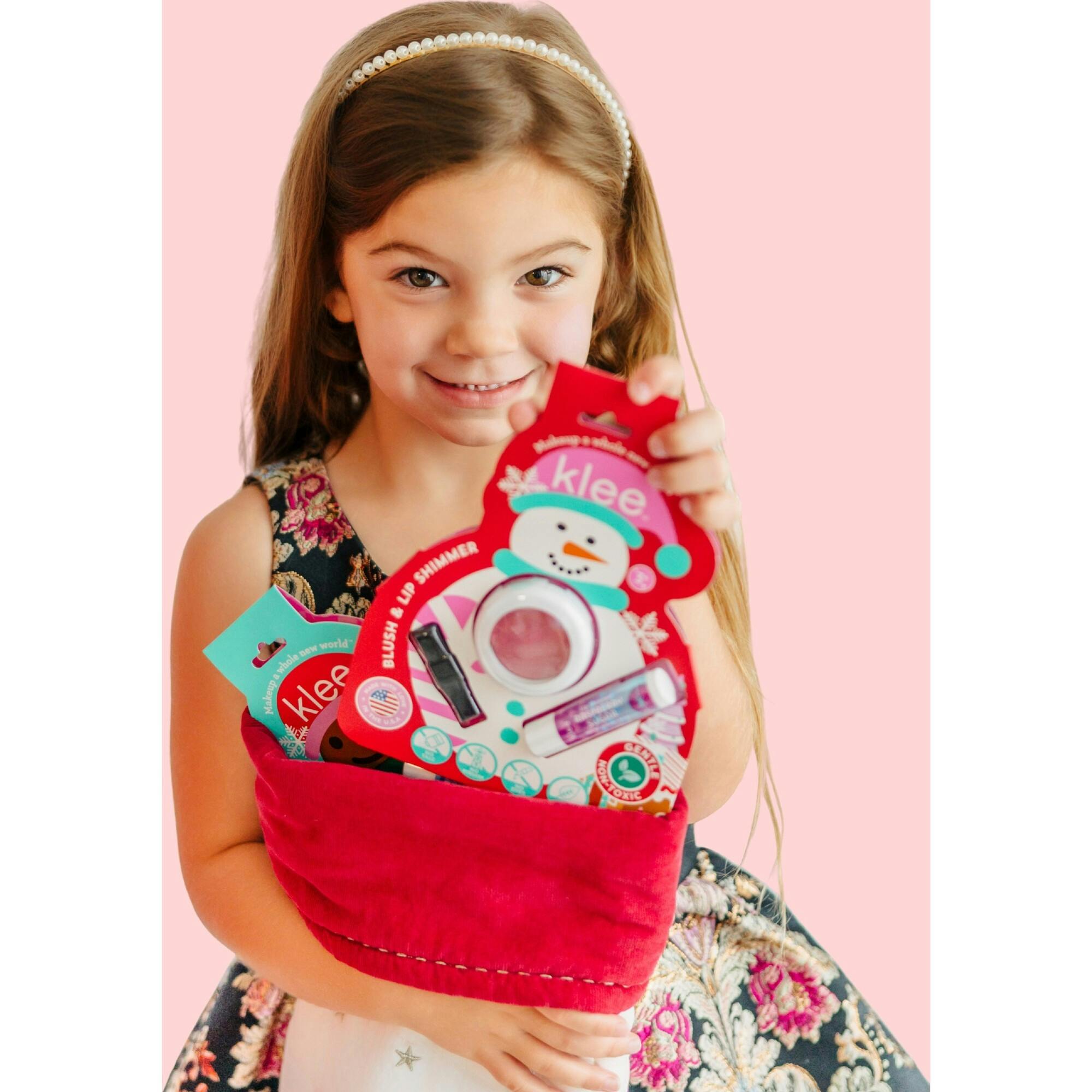 Snowflake Shimmer - Kids' Holiday Eye Shadow And Lip Shimmer Set