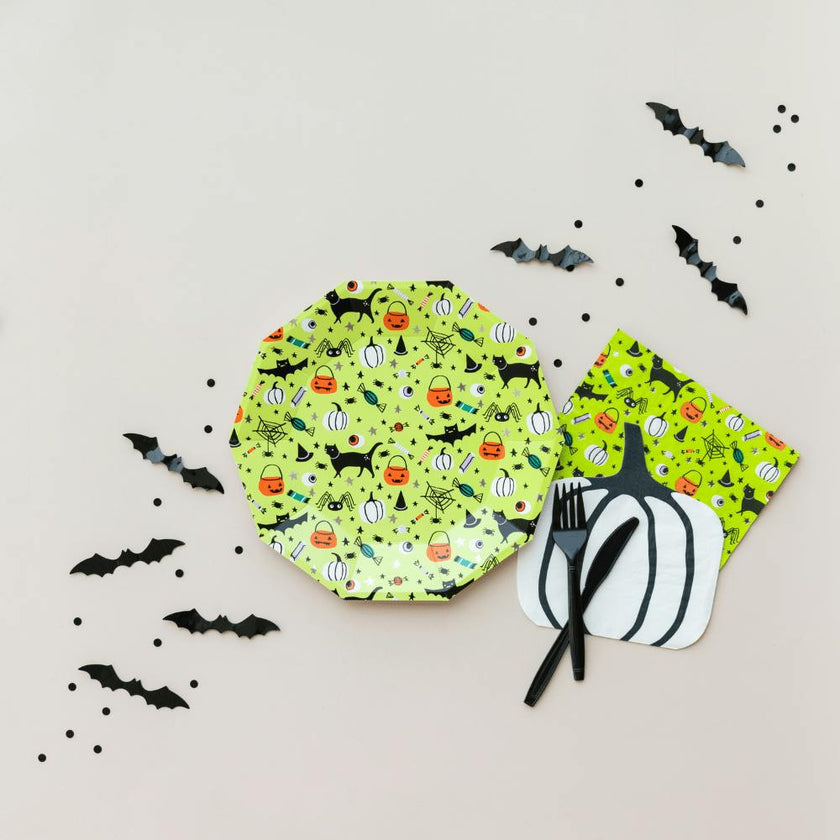 Hocus Pocus White Pumpkin Large Napkins