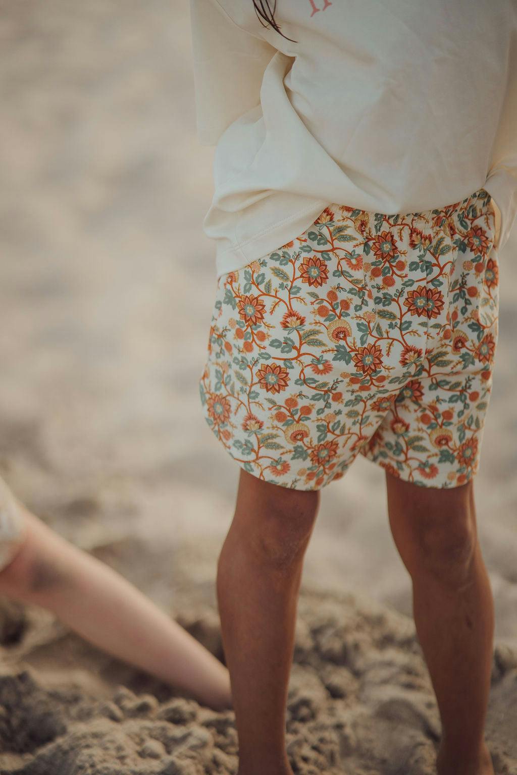 Play Shorts | Organic Cotton Terry - In Bloom