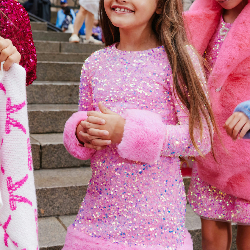Sabrina Shimmer Dress