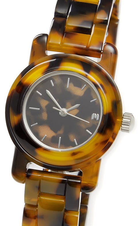 Mini Mono Watch in Classic Tortoise
