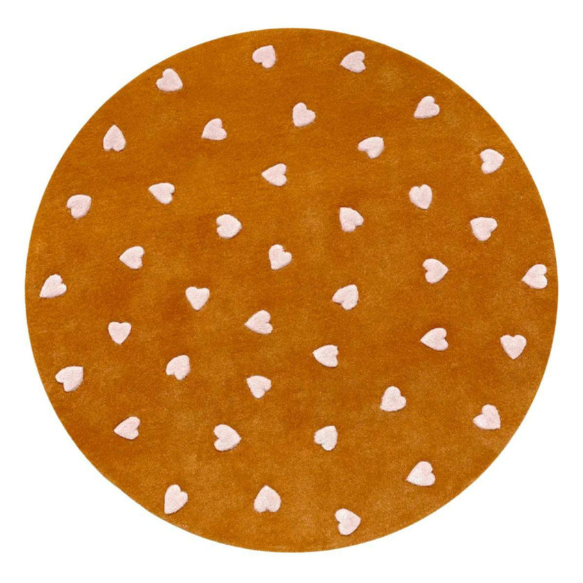 Round Hearts Rug