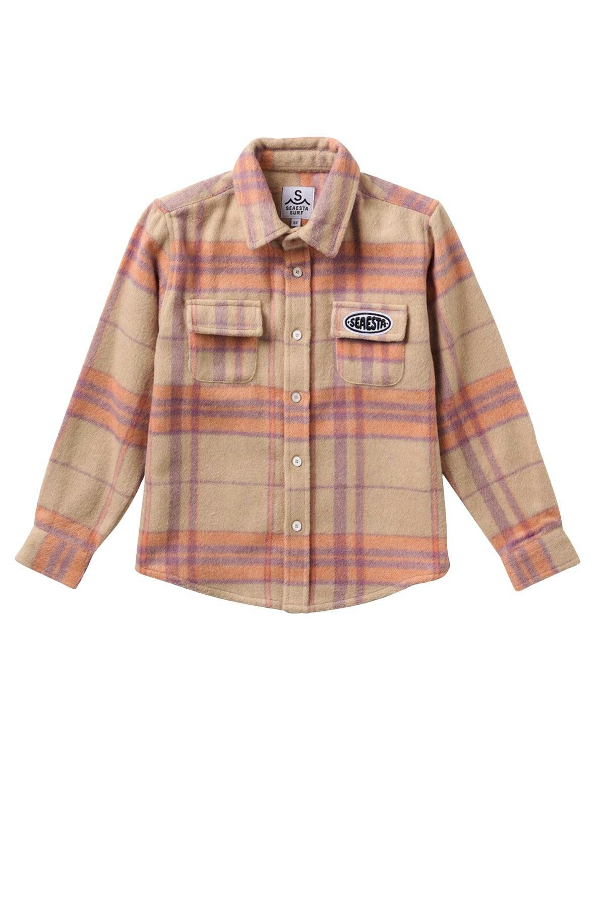 Patch Flannel Shirt / Youth / Lavender