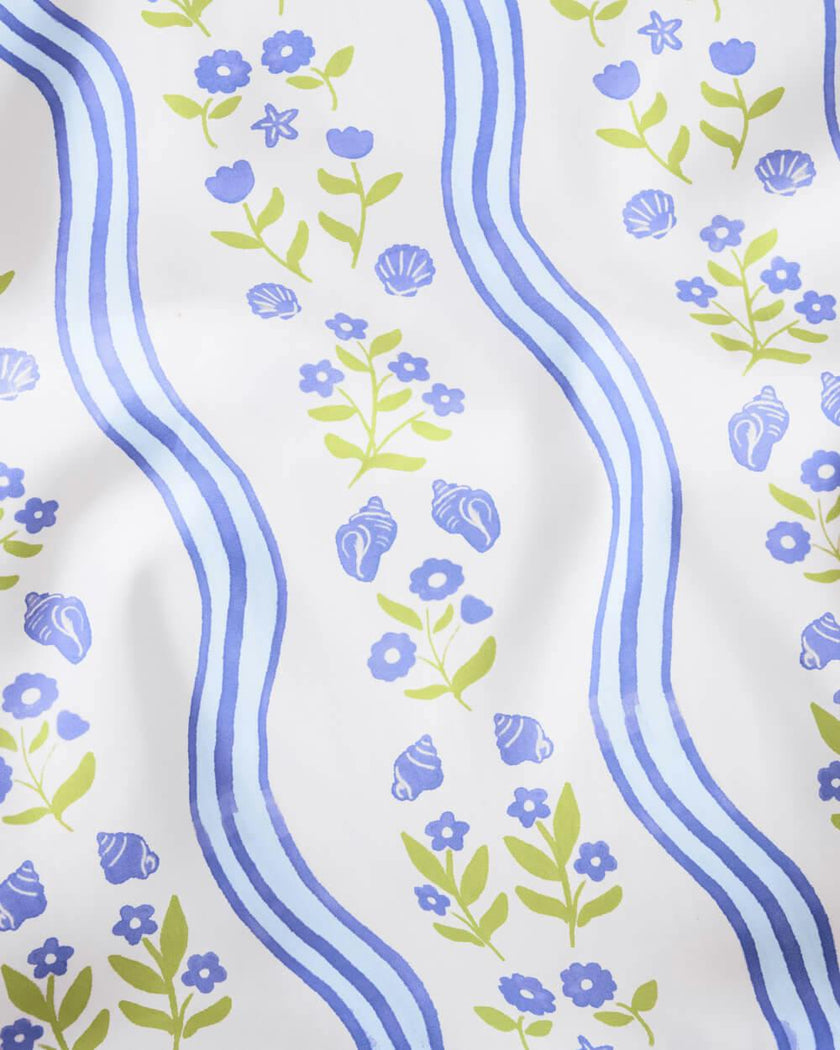 Coastal Tablecloth - washable tablecloth