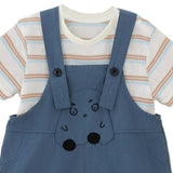 Blue Animal Overall Set