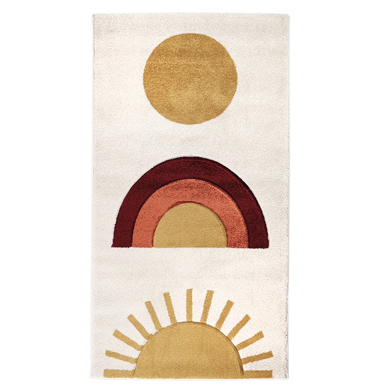 Niceday Graphic Print Rectangular Rug