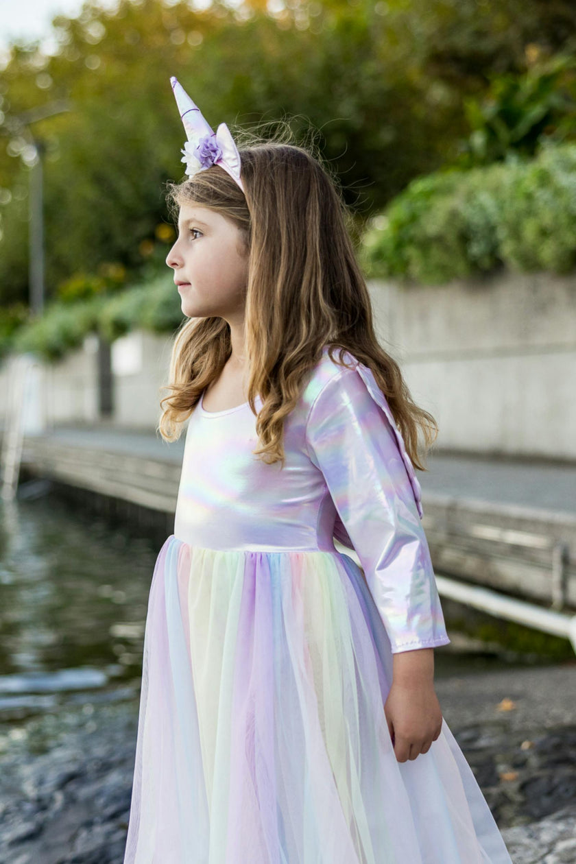 Alicorn Dress with Wings & Headband