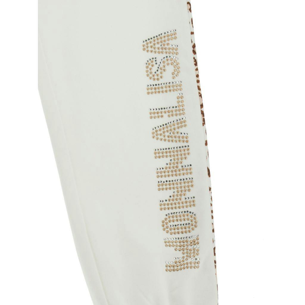 White Logo Sweatpants