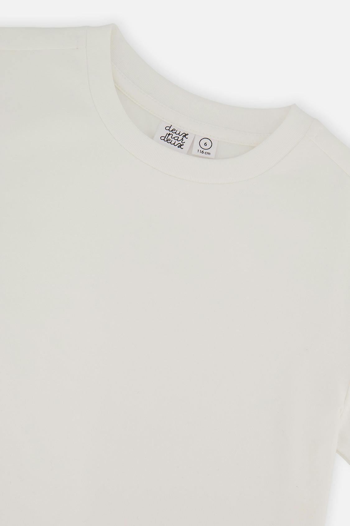Heavy Jersey Wide Short Sleeve T-Shirt White