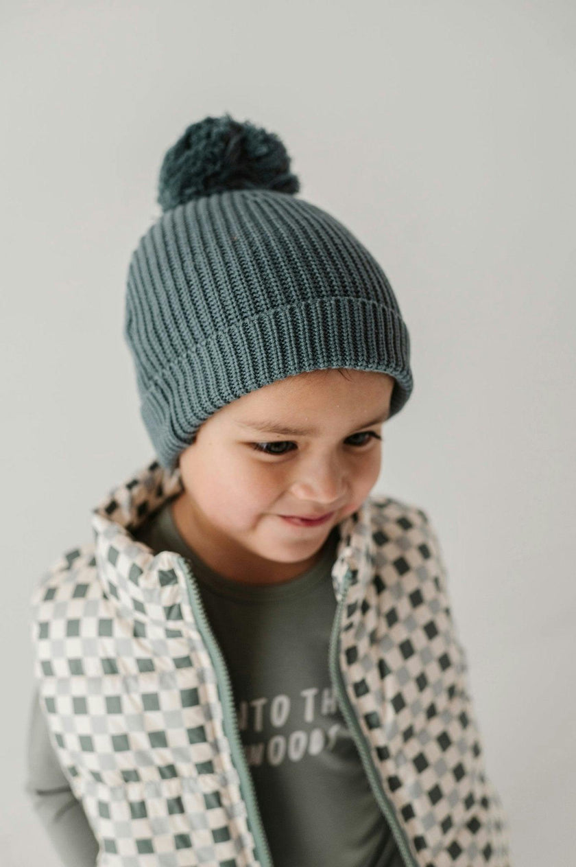 Baby & Kid's Knit Pom Hat