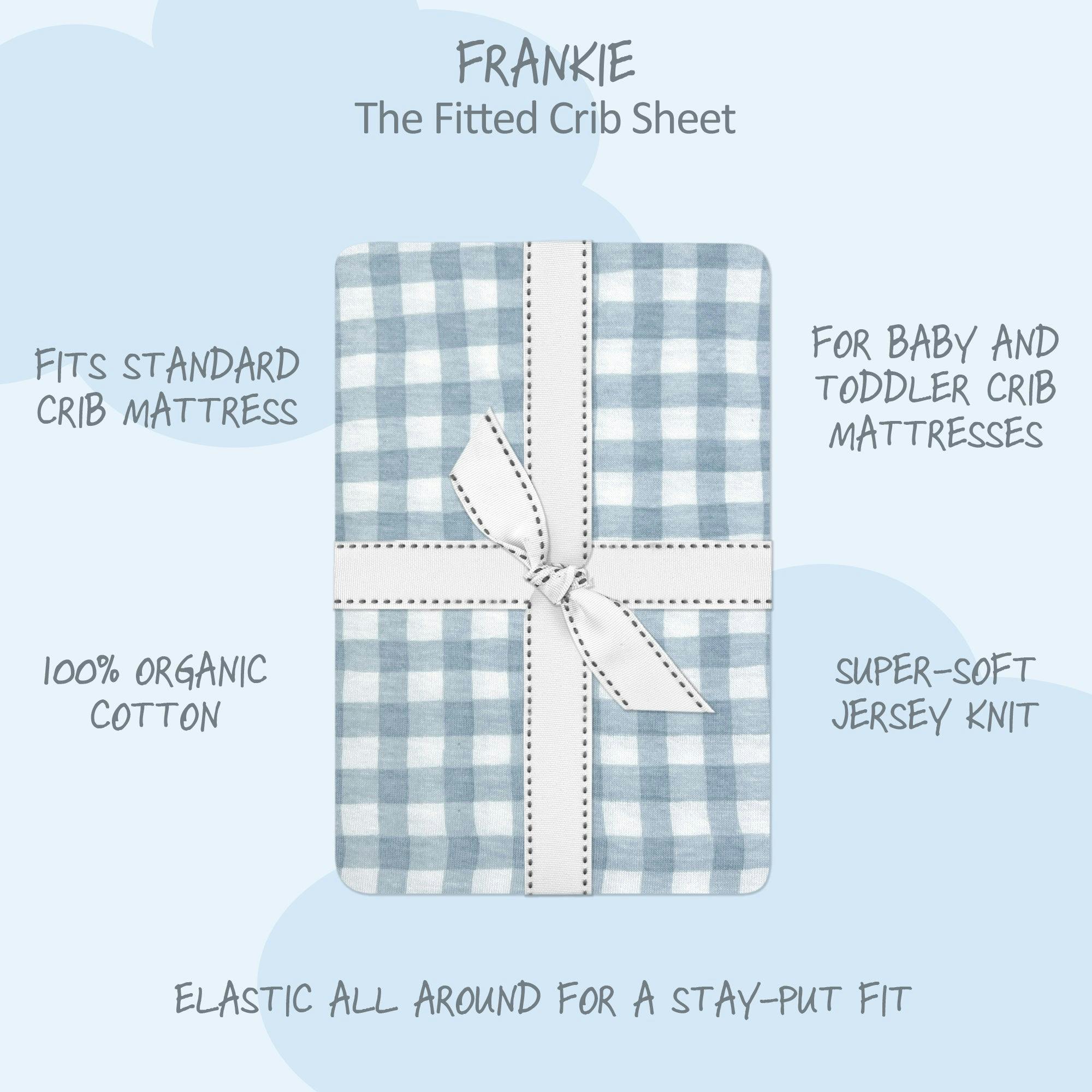 FRANKIE Fitted Crib Sheet