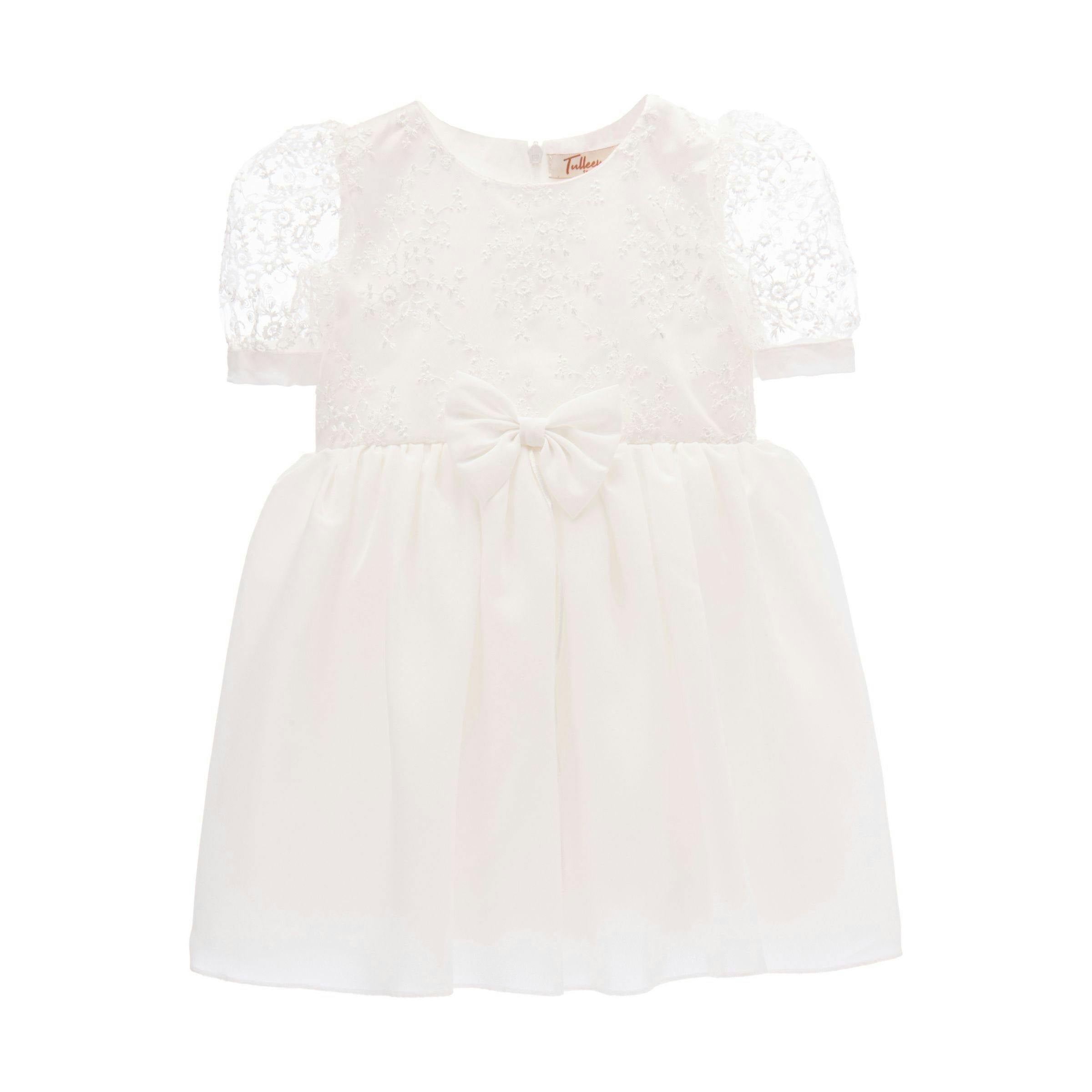 White Liora Lace Baby Dress