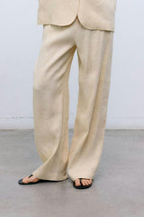 Luz Woman Pant Ecru