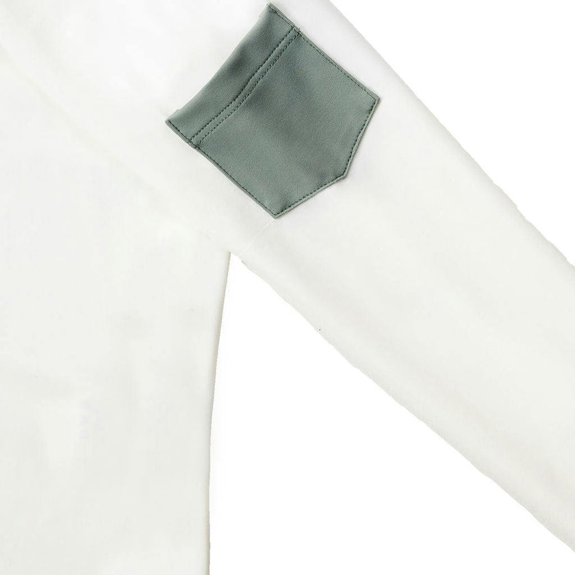 Leo Rashguard Ivory And Sage Green