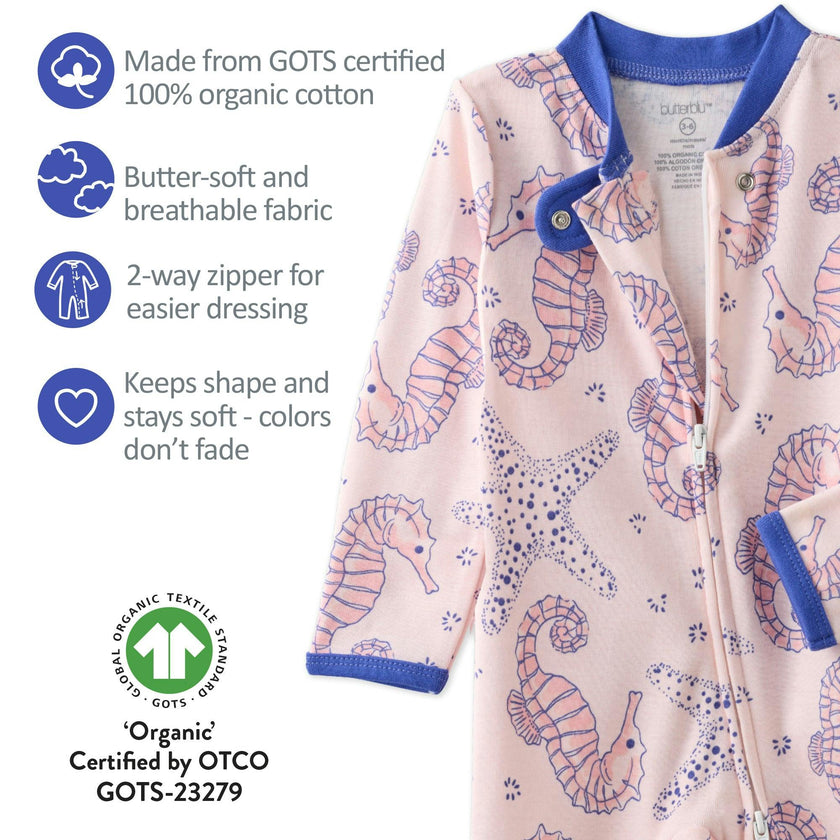 SHADOW Sleep & Play Baby Pajamas for Boys & Girls