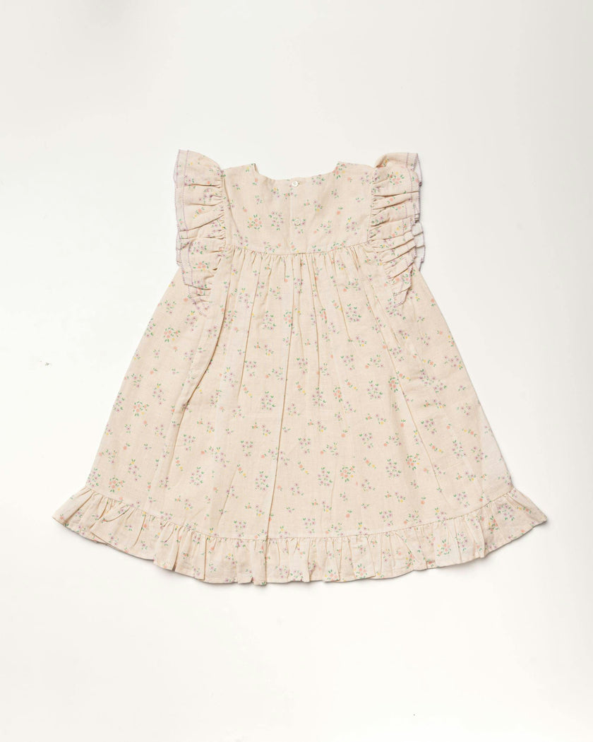 Sita Dress - Painted Bouquet print