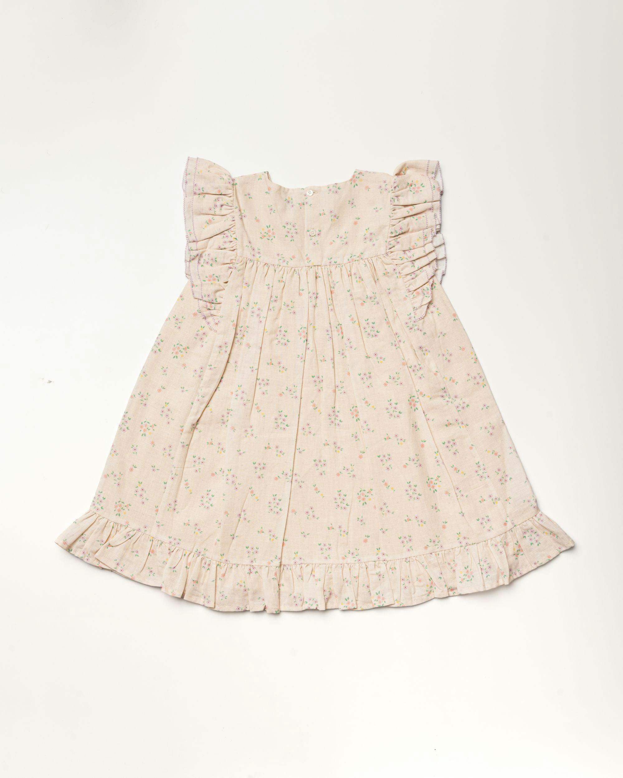 Sita Dress - Painted Bouquet print