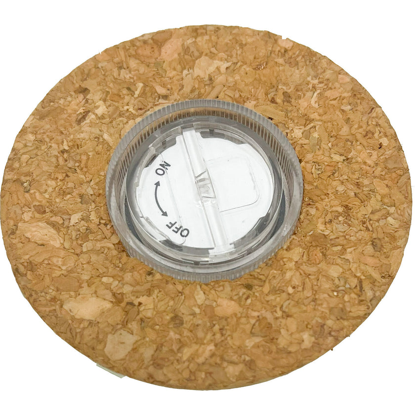 Glass Terrarium: 4" With Cork & 3 LEDs - 2 Pack