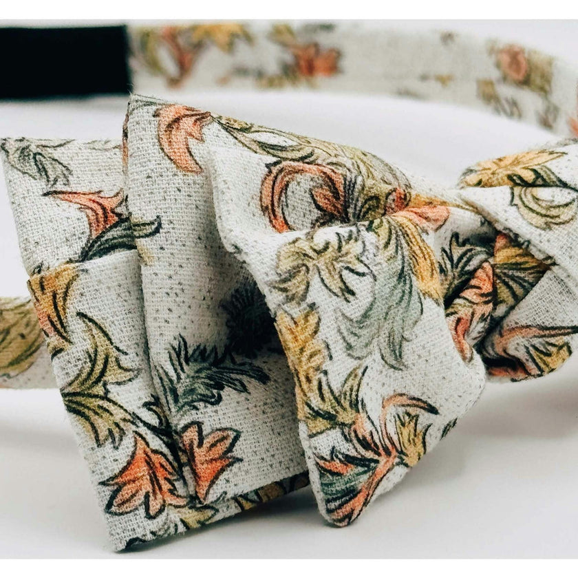Three Little Bows Headband | Mustard Sage Bloom