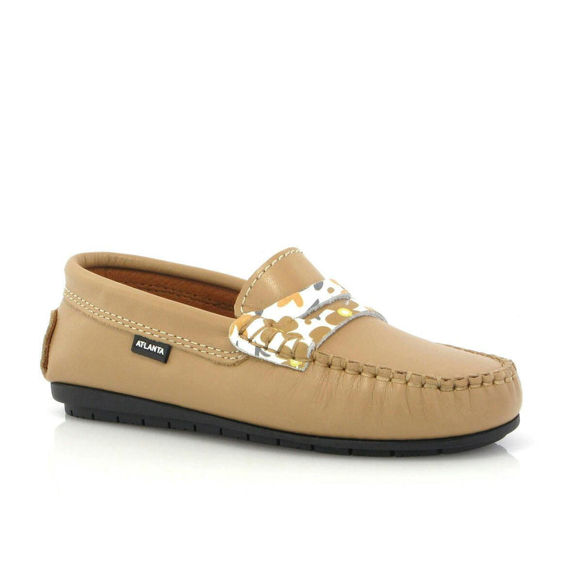 032 Walkers - beige smooth & flowers
