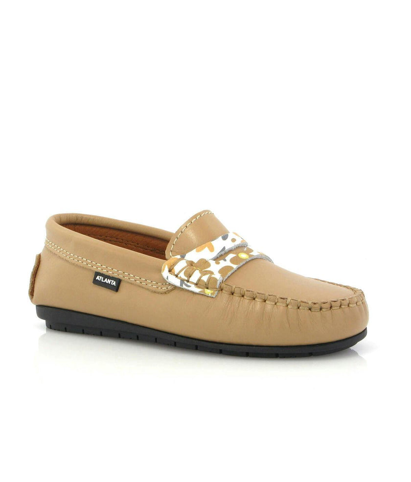 032 Walkers - beige smooth & flowers