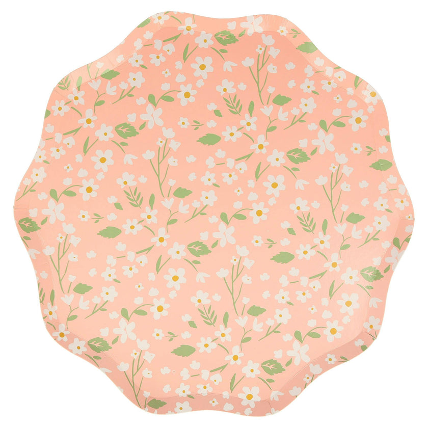 Set of 12 Ditsy Floral Dinner Plates