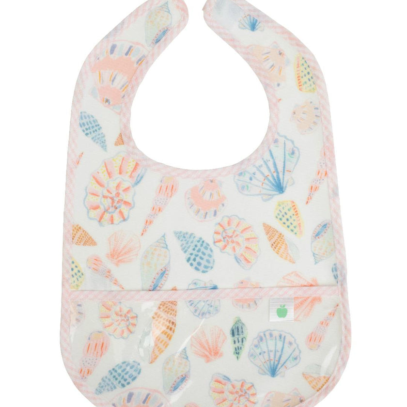 The Wipe It Bib in Shells