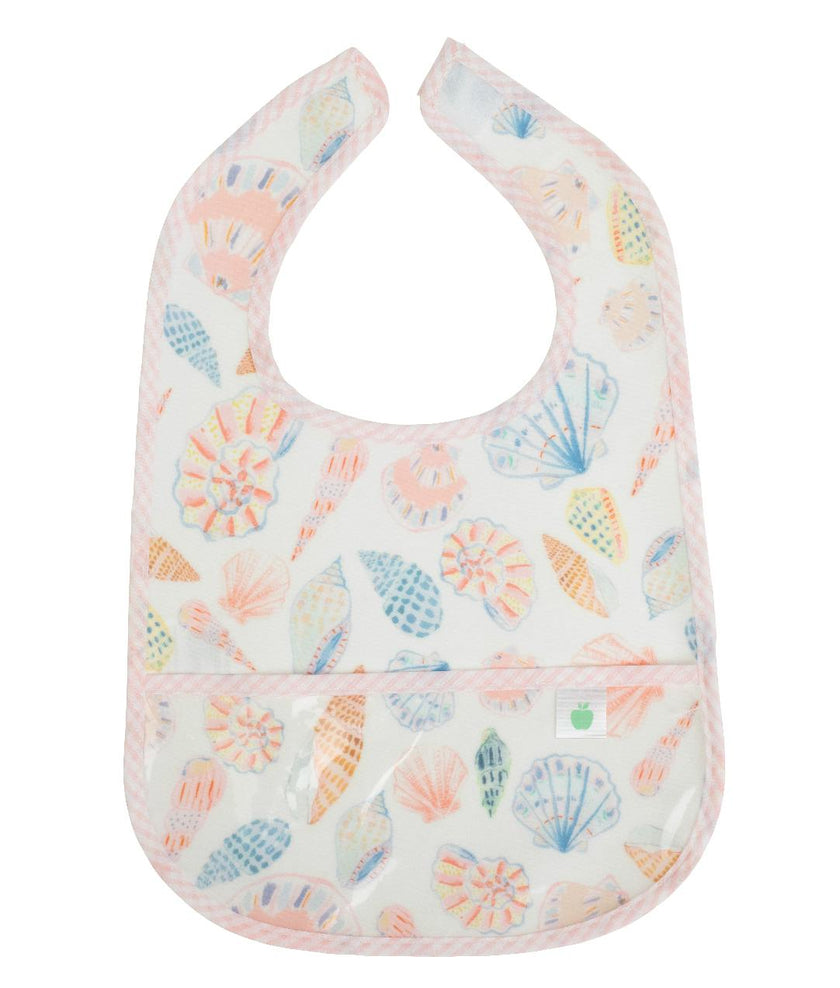 The Wipe It Bib in Shells