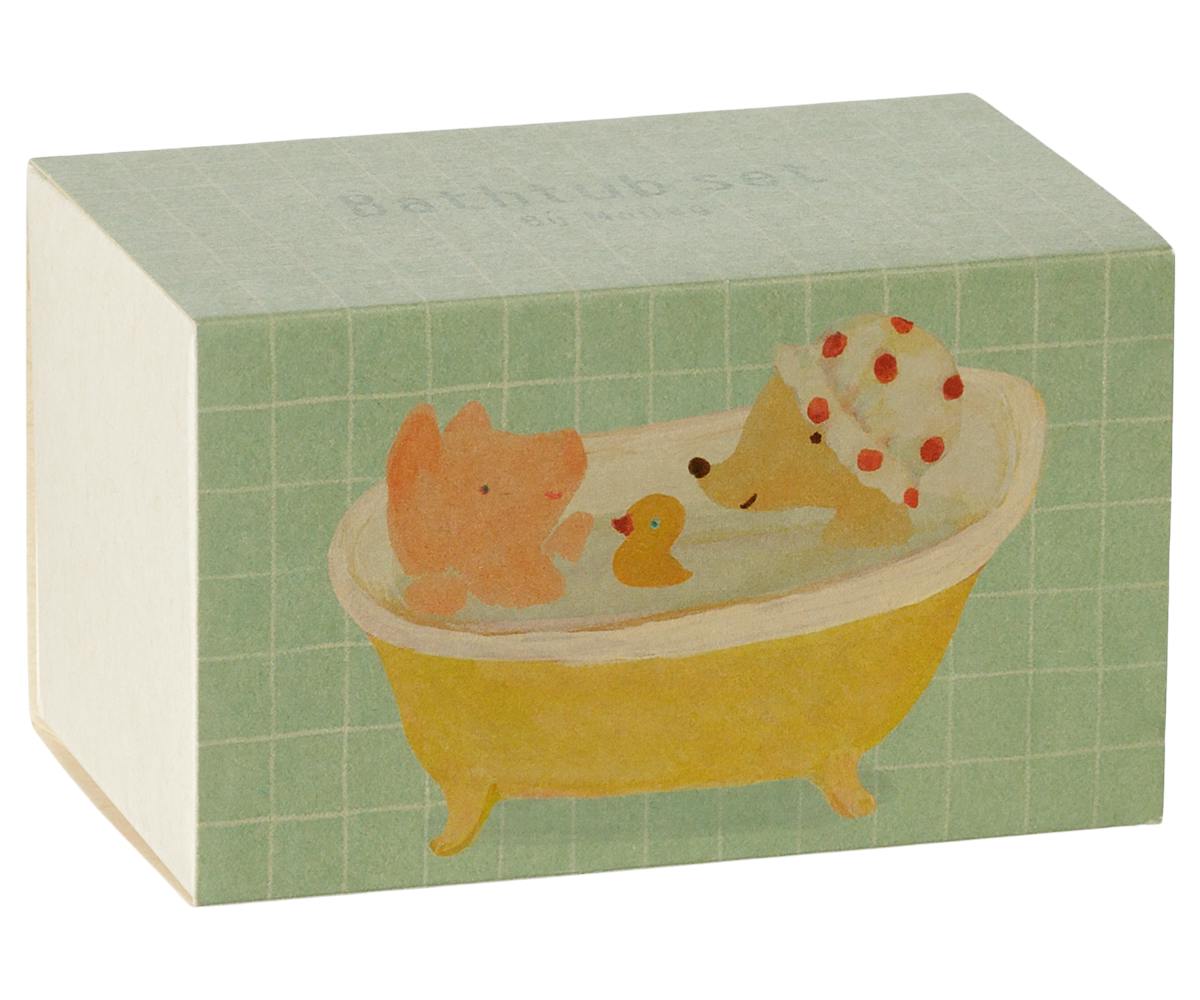 Bathtub set, Mouse - Yellow