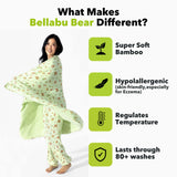 Capybara Boba Bamboo Sherpa Blanket