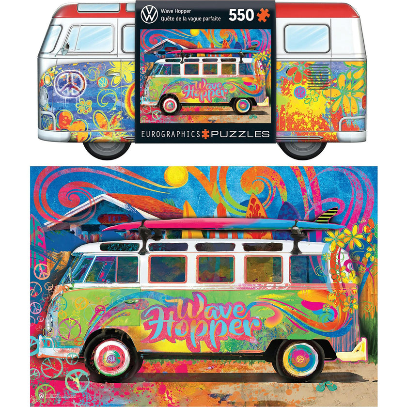 VW Wave: Hopper Bus - 550 pc Puzzle