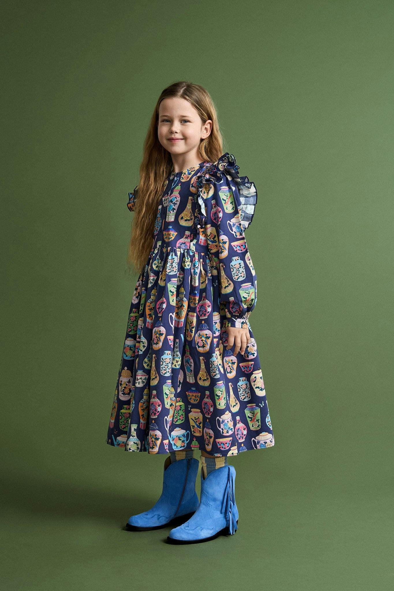 PORCELAIN DRESS BLUE