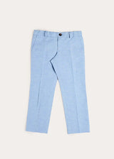 Plain Trousers in Sky Blue (4- 10yrs)