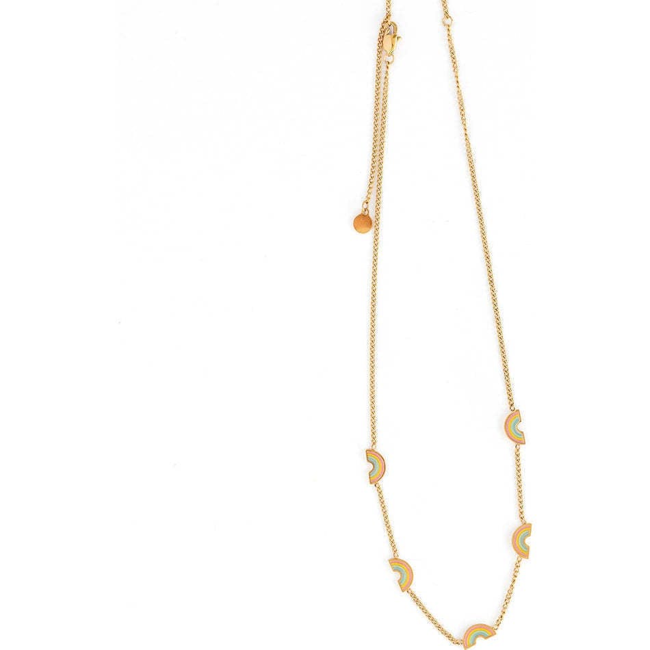 Pastel Rainbow Repeat Necklace
