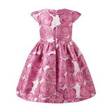 Pink Rose Damask Dress