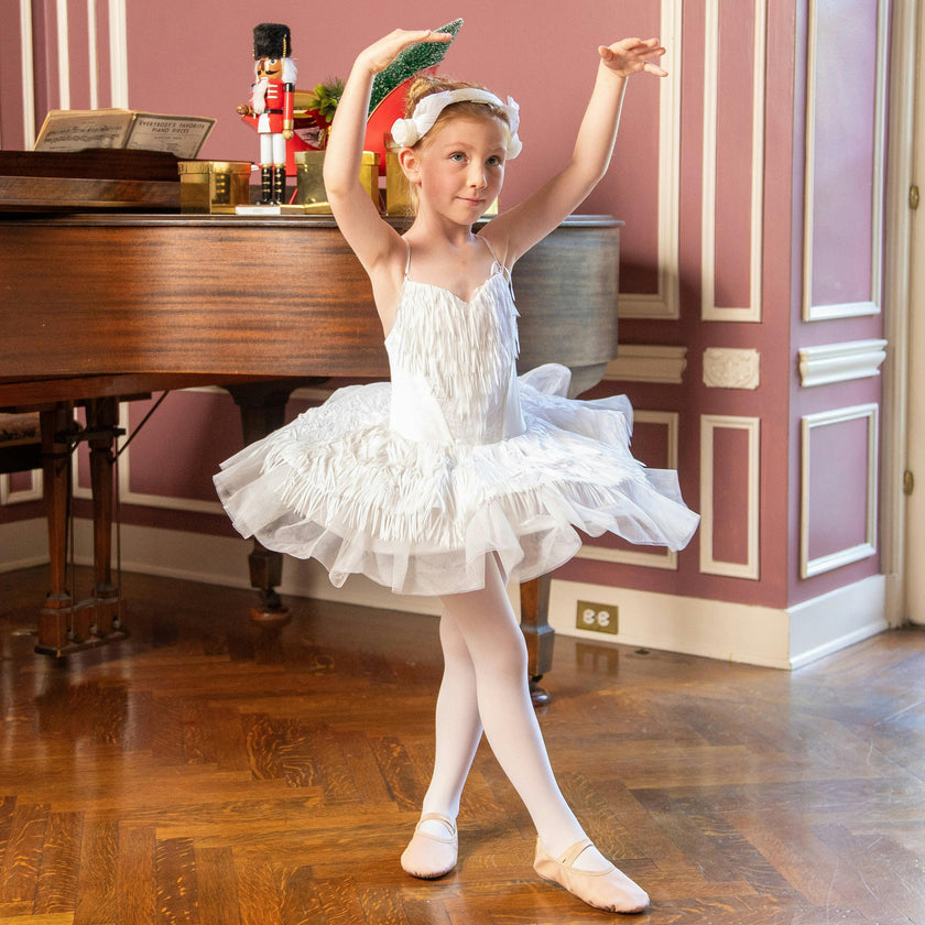 A Leading Role Signature Ballerina Child Dress Up | White | XS | Chiffon/Fabric | Adult | Women's Clothing | Kids