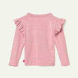 Recycled Cotton Mc Ruffled T-Shirt