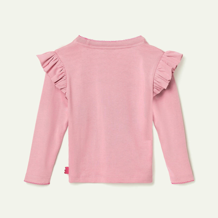 Recycled Cotton Mc Ruffled T-Shirt