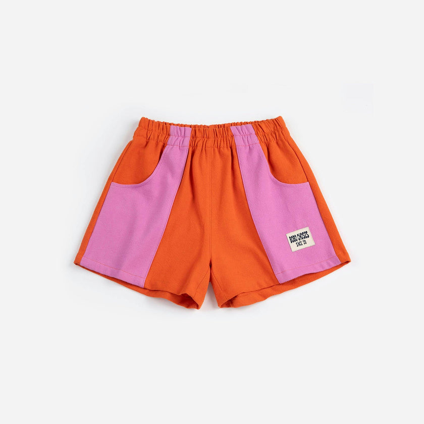 Bobo Choses color Block woven shorts